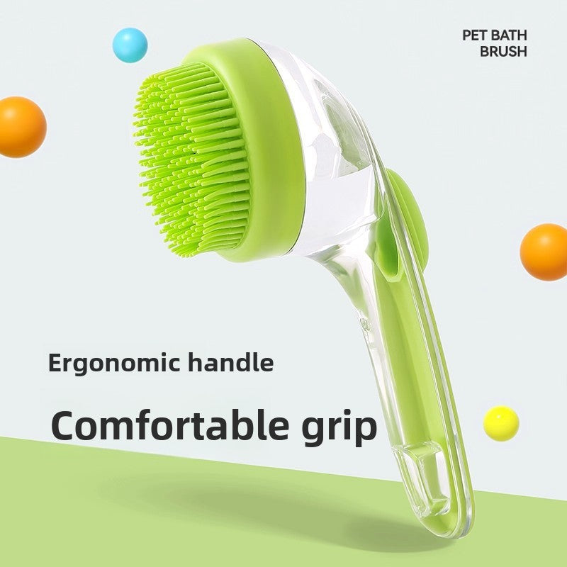 Pet massage and bathing brush